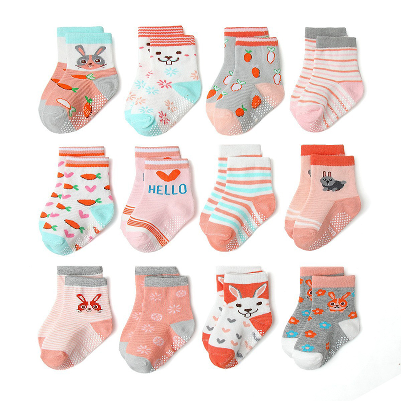Kaus kaki bayi perempuan berwarna anti selip