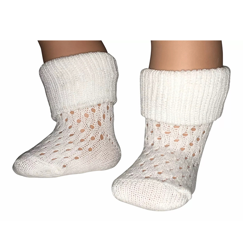 Kaus kaki bayi berongga dengan jaring besar
