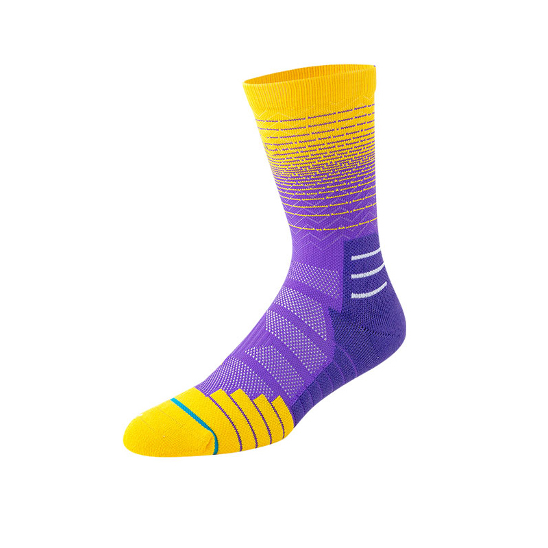 Kaus kaki terry nilon cepat kering untuk basket